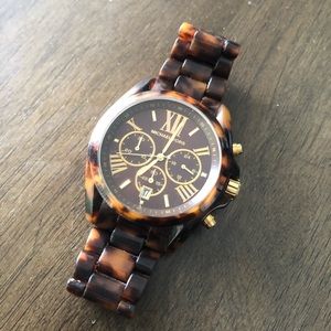 Michael Kors Tortoise Shell Watch